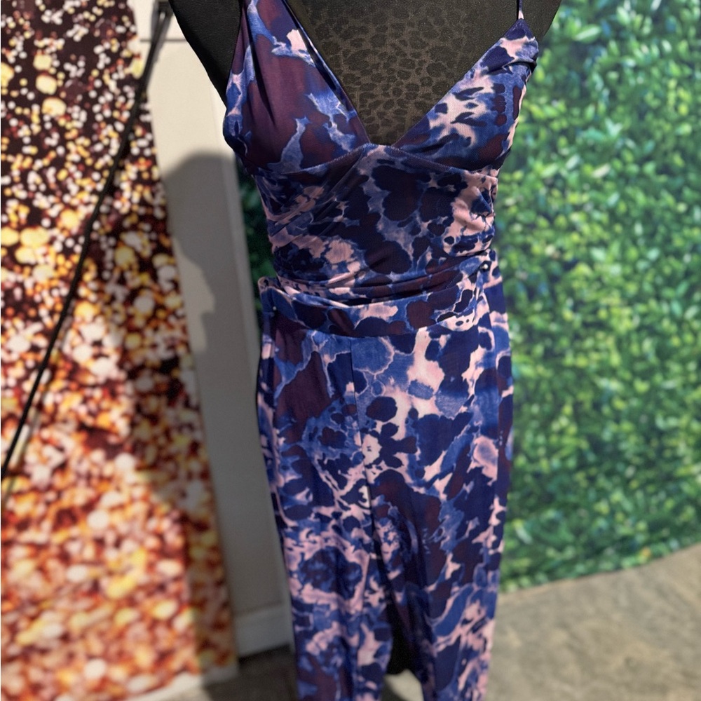 Blue and Purple Spaghetti Jog Suit p53